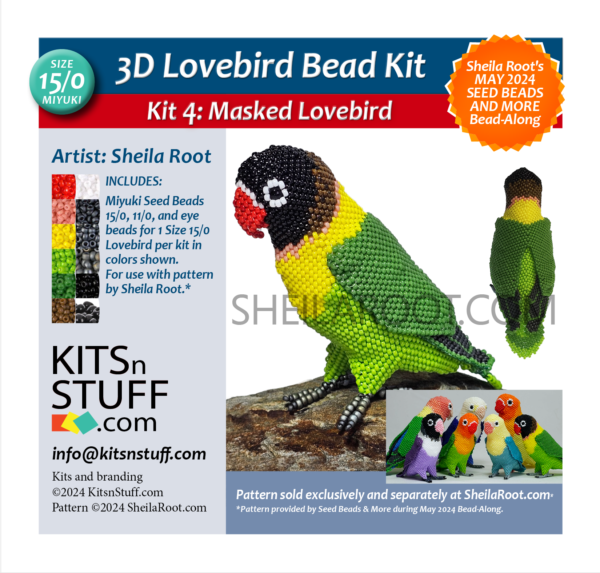 Size 15 Masked LoveBird